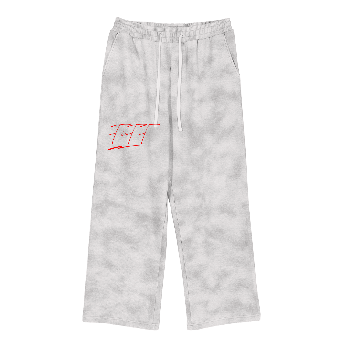 Dirty Washed Cursive Sweatpants