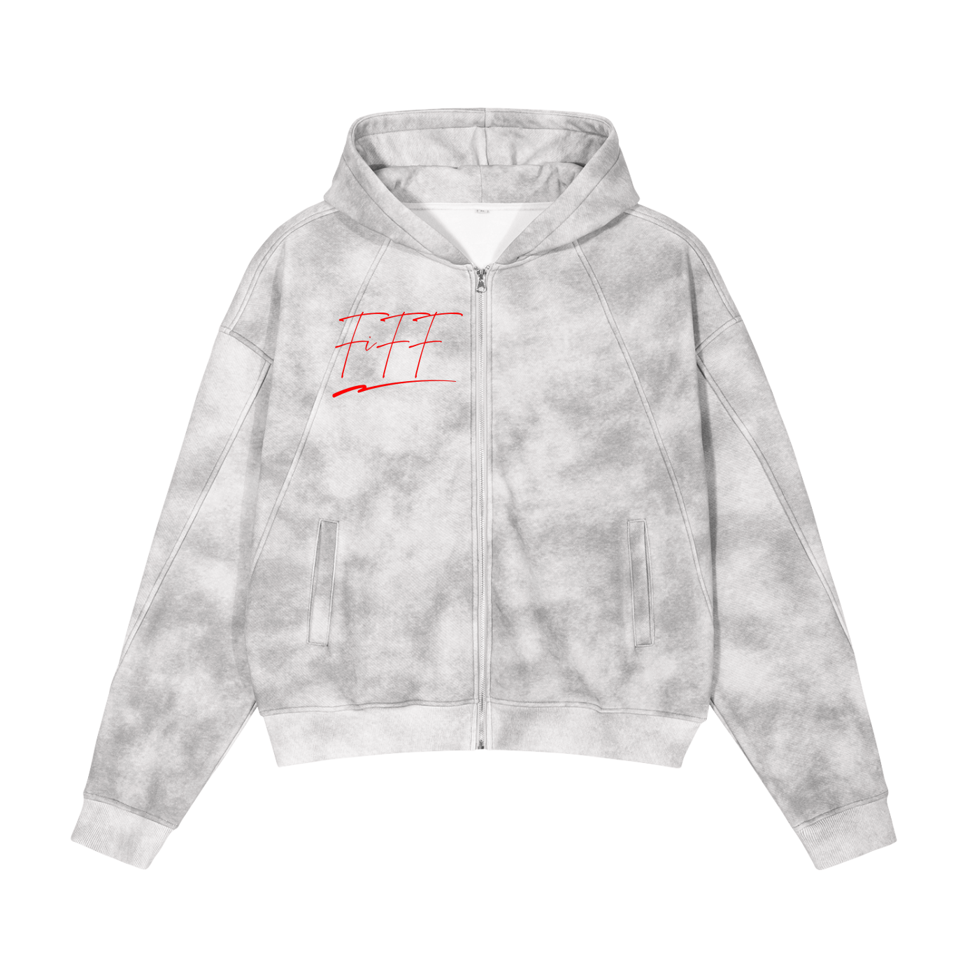 Dirty Washed Cursive Hoodie